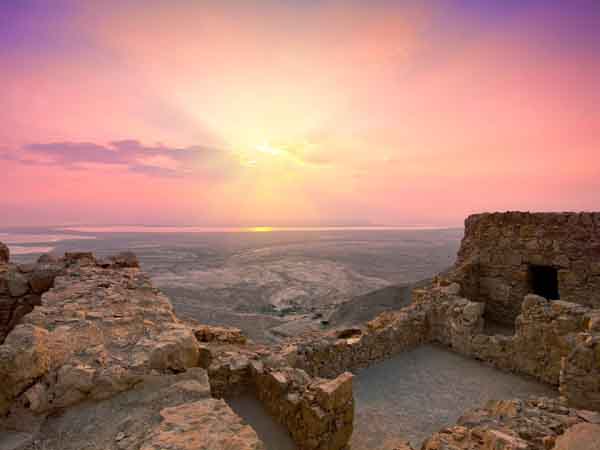 masada ruins gettyimages
