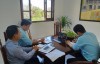 Tiếp họp trực tuyến với Văn phòng đại diện JICA tại Việt Nam