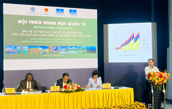 Hội thảo quốc tế “Bảo vệ và phát huy giá trị Di sản thế giới: Tiếp cận dựa vào cộng đồng vì sự phát triển bền vững” tại thành phố Hà Nội