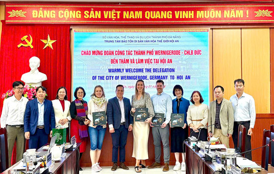 Tiếp và làm việc với đoàn công tác đến từ thành phố Wernigerode, Cộng hòa Liên bang Đức