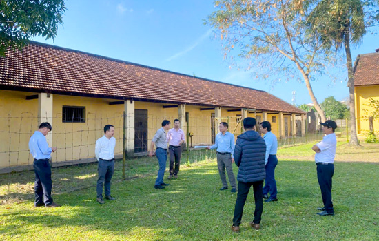 Bàn giao mặt bằng thi công Công trình không gian tưởng niệm Nhà lao Hội An