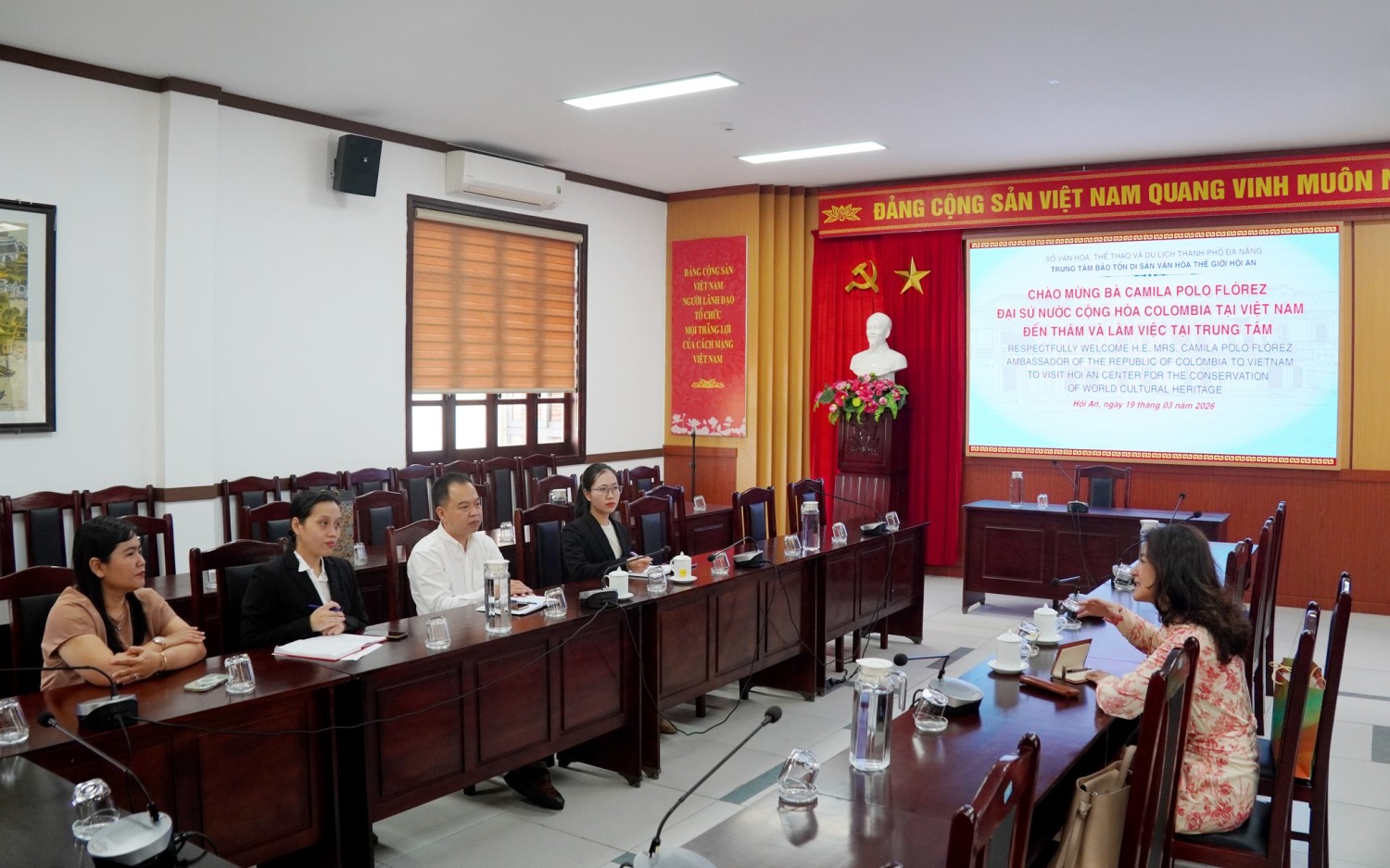 Hoạt động đối ngoại và hợp tác quốc tế trong công tác quản lý, bảo tồn di sản văn hóa thế giới Đô thị cổ Hội An quý I năm 2026