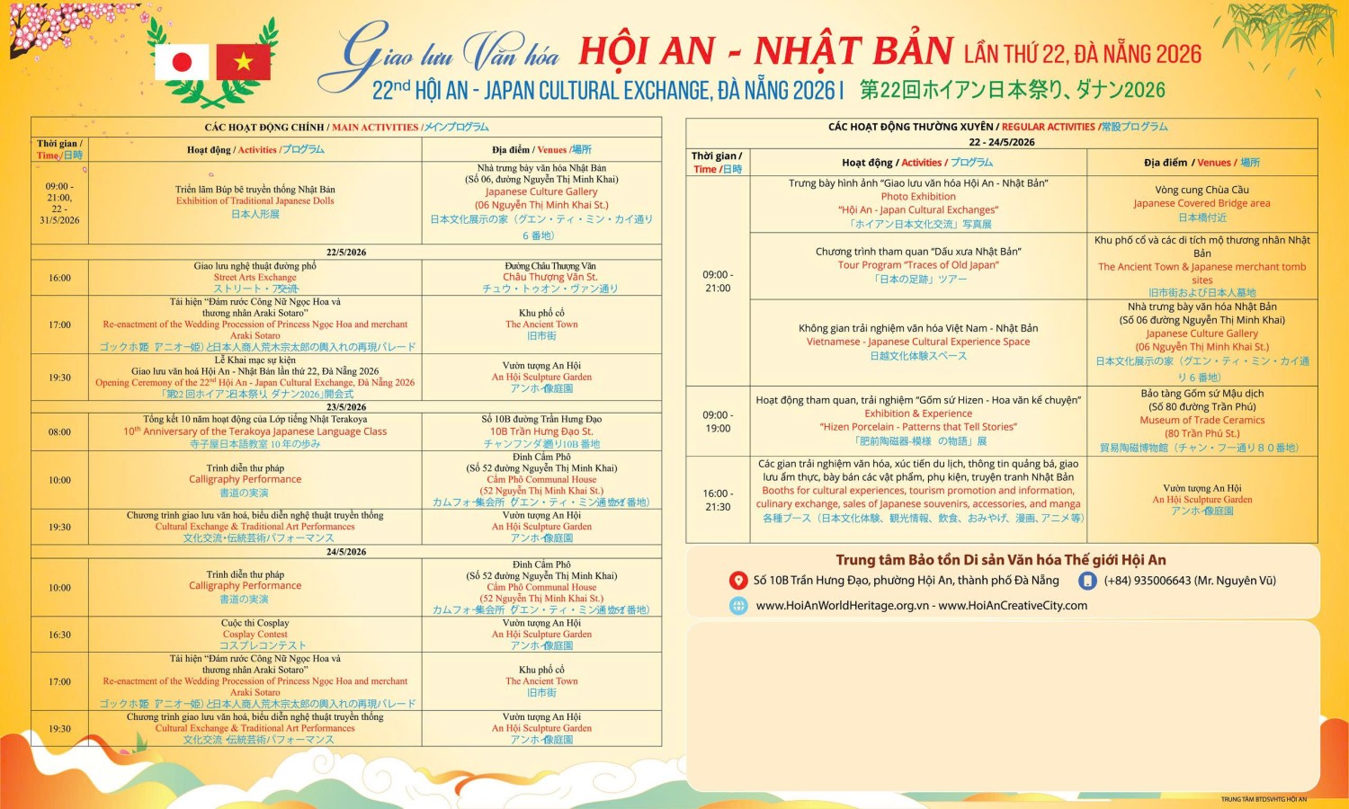 Điểm hẹn văn hóa Hội An- Nhật Bản năm 2026