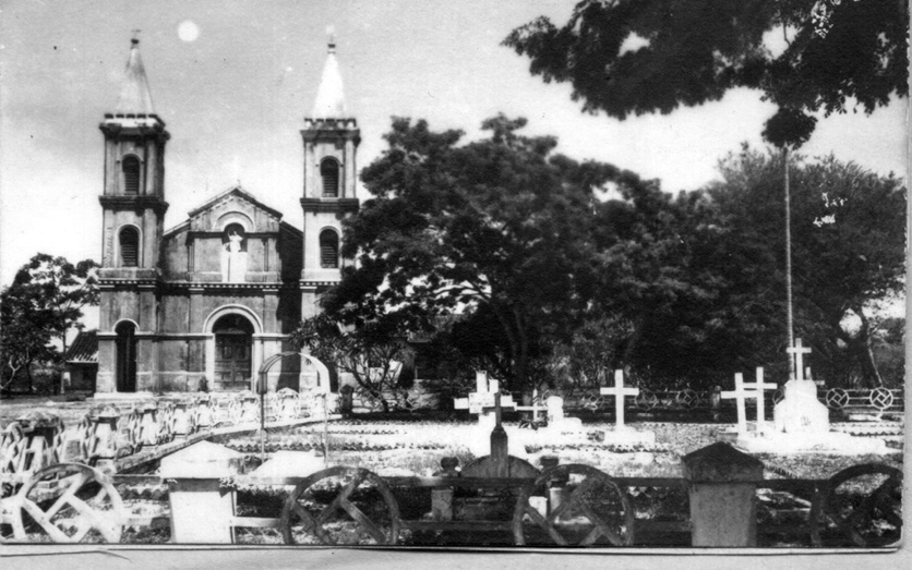 Nhà thờ Thiên Chúa giáo năm 1950 - Ảnh: Trung tâm QLBT DSVH Hội An